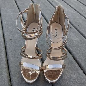 Qupid Stiletto Sandals